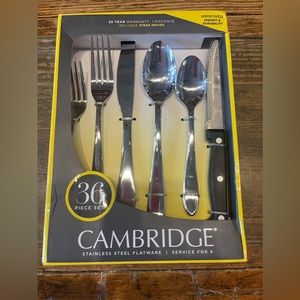 Cambridge silverware set
